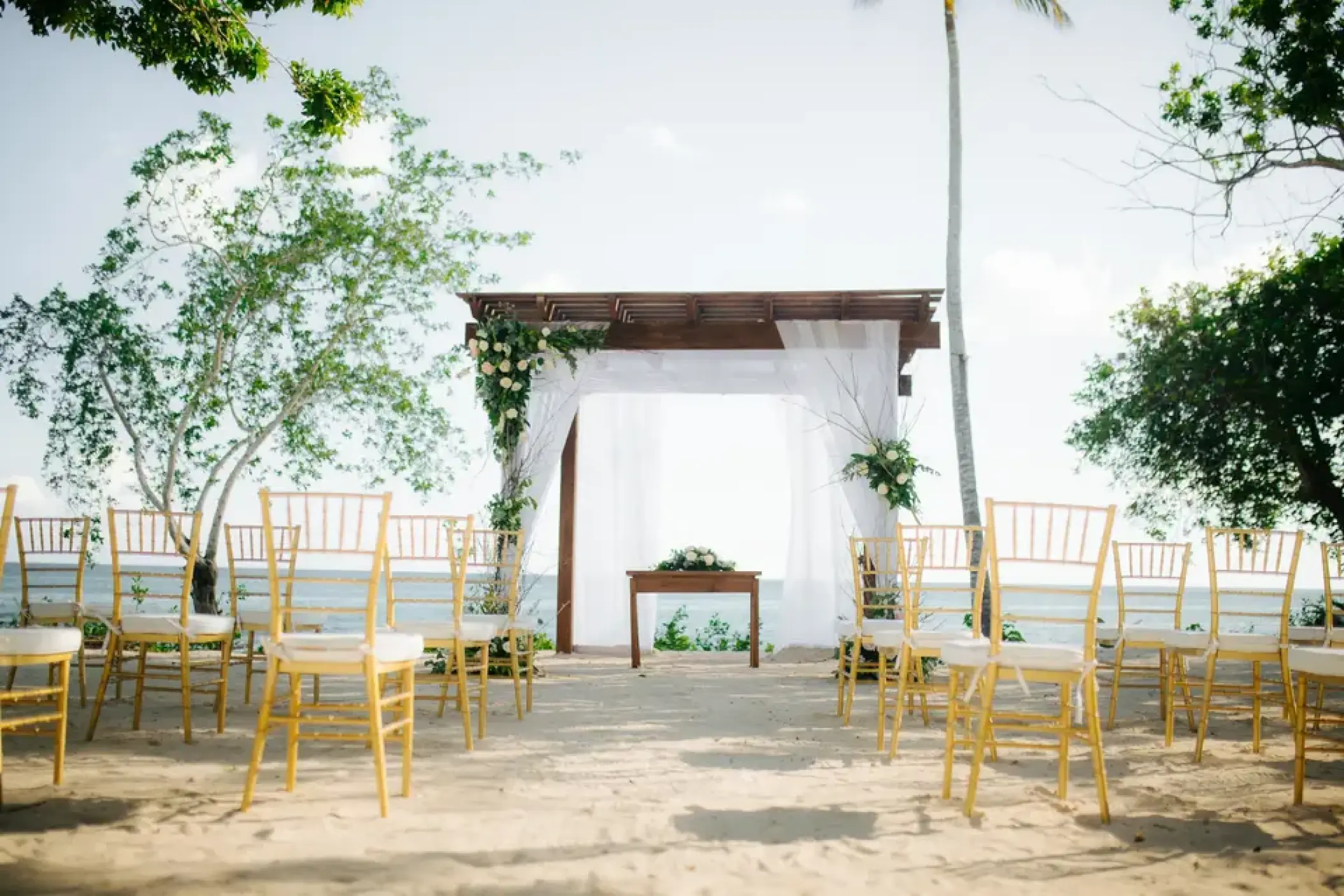 Ceremony on the beach at Secrets La Romana Resort & Spa