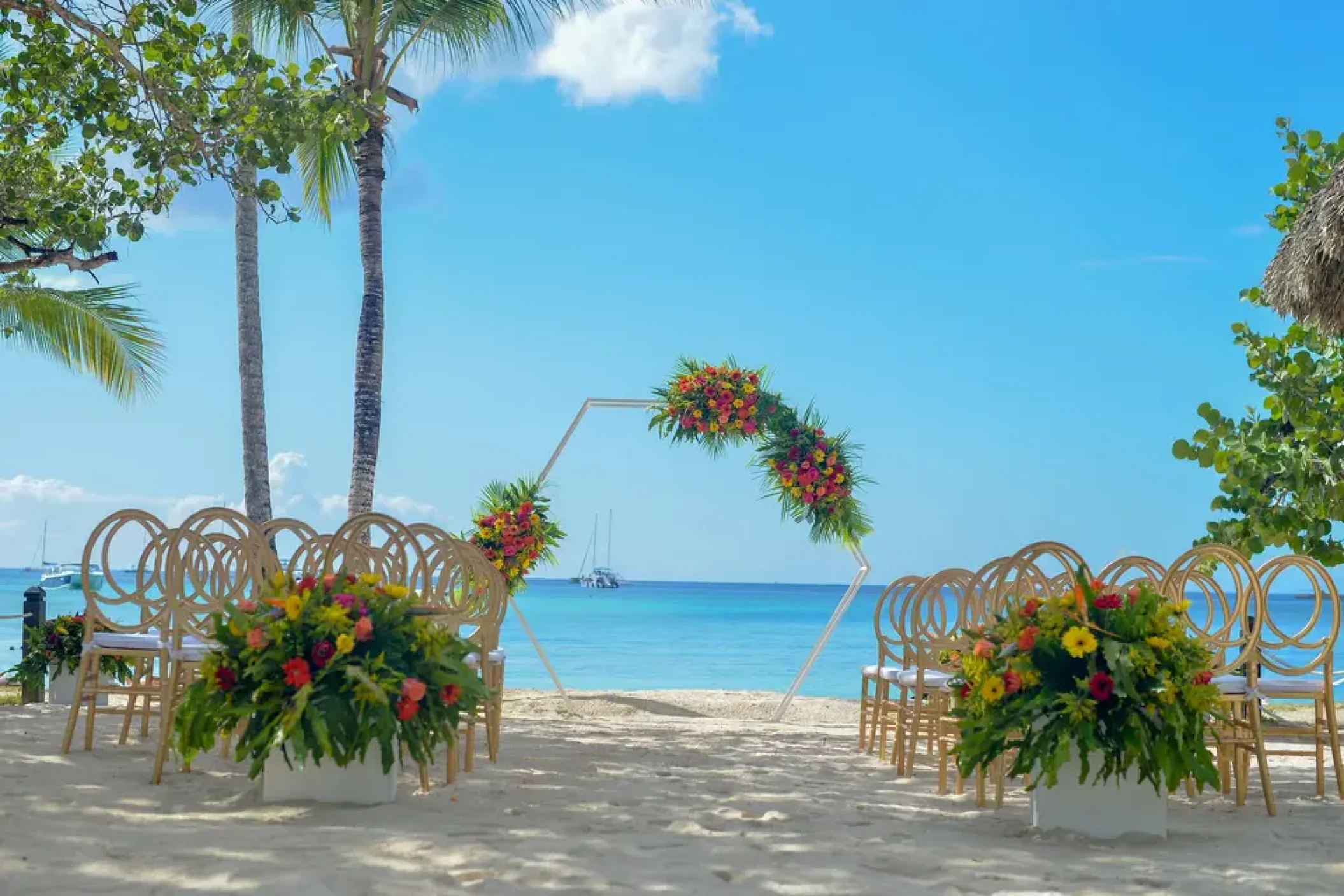 Ceremony on the beach at Secrets La Romana Resort & Spa