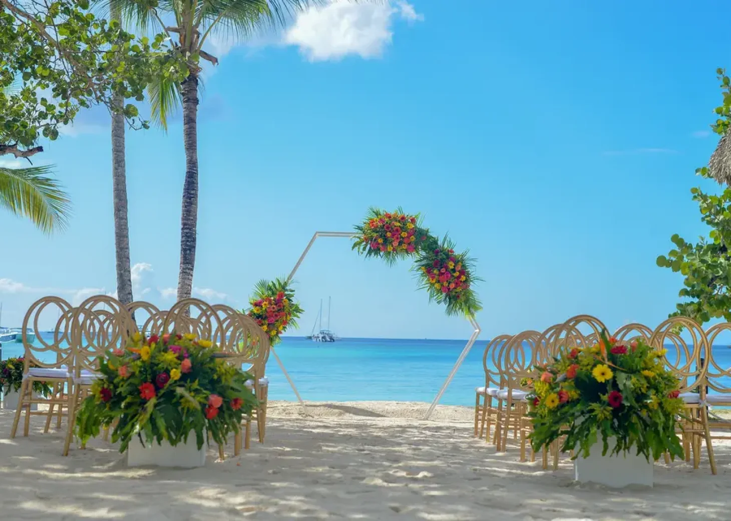 Ceremony on the beach at Secrets La Romana Resort & Spa