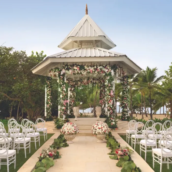 Garden gazebo at Secrets La Romana