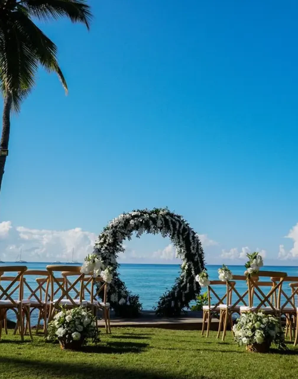 Seaside garden venue at Secrets La Romana