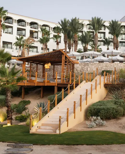 Resort beach at Hilton Los Cabos Beach and Golf