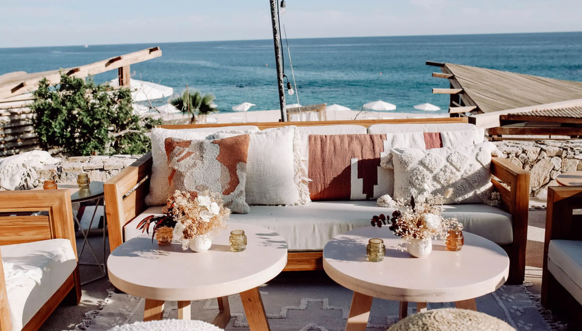 Cocktail party on the whale watching terrace at Hilton Los Cabos Beach and Golf