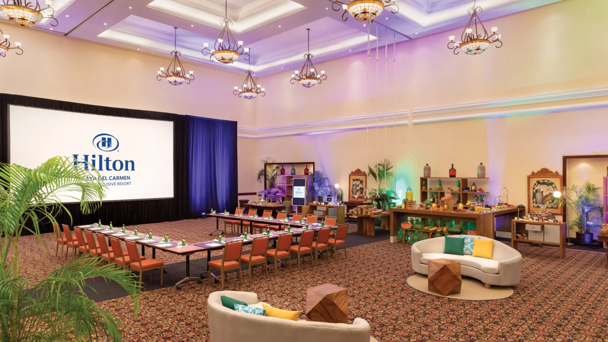 Meeting room for weddings at Hilton Playa del Carmen