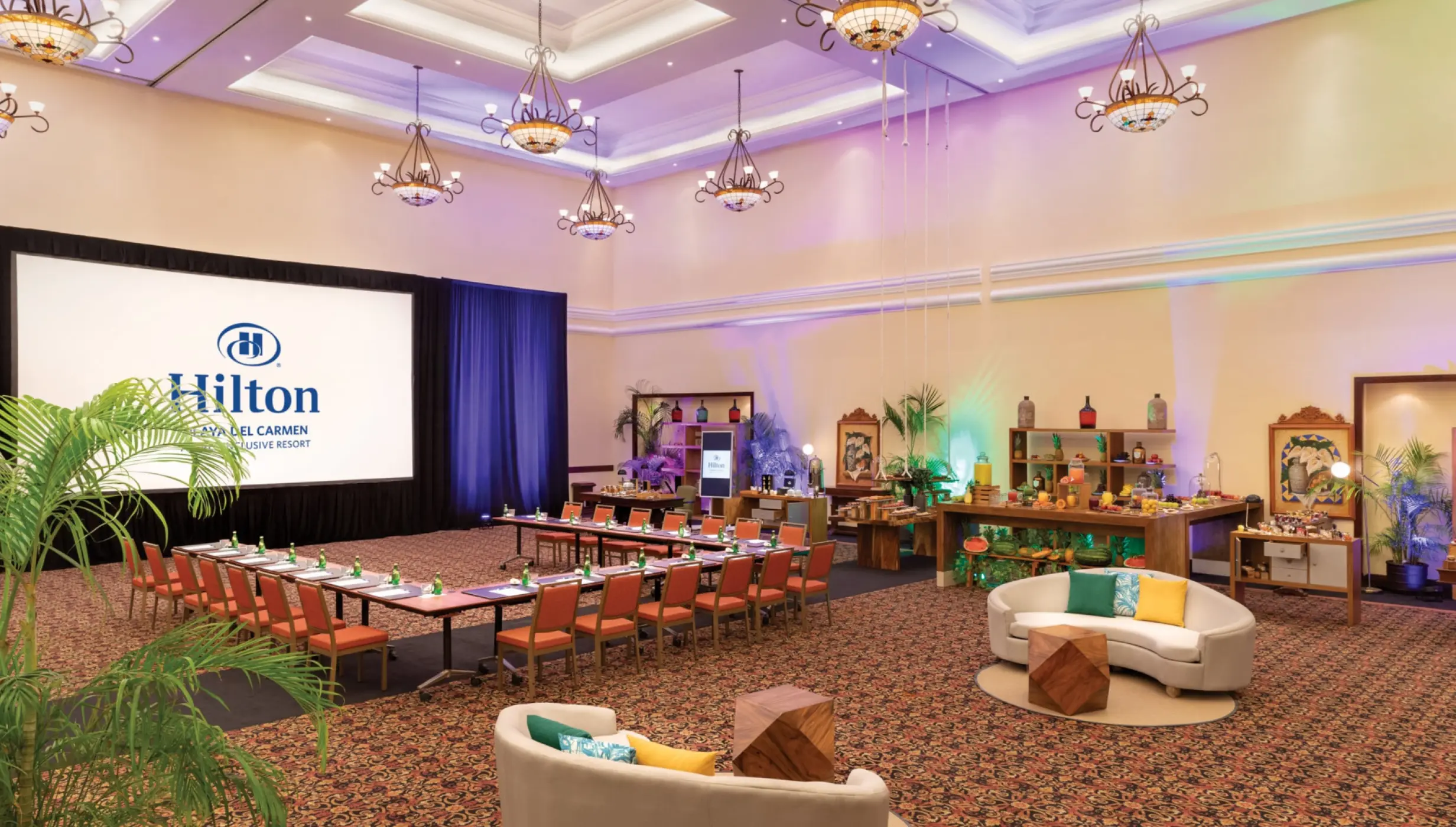 Meeting room for weddings at Hilton Playa del Carmen