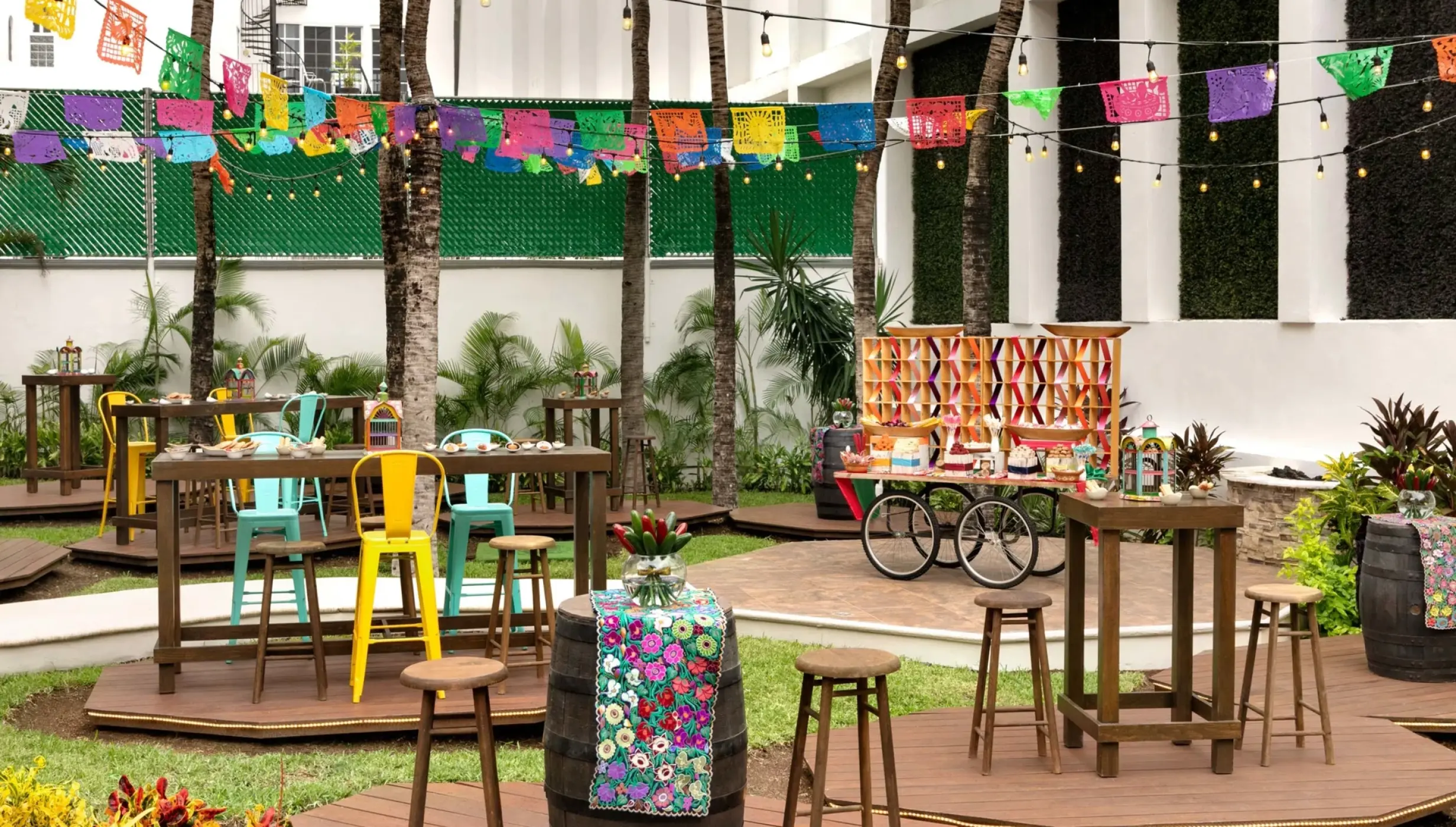 Mexican wedding in Kalamata garden at Hilton Playa del Carmen Resort