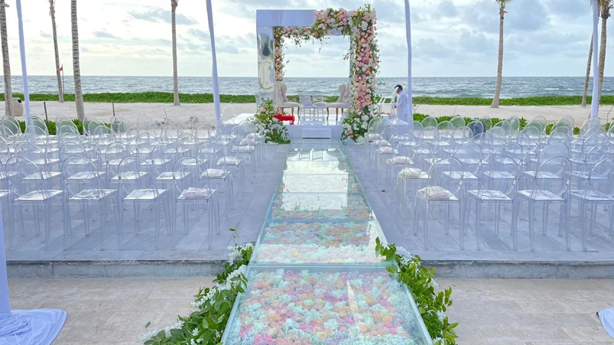 Hilton tulum beach venue.