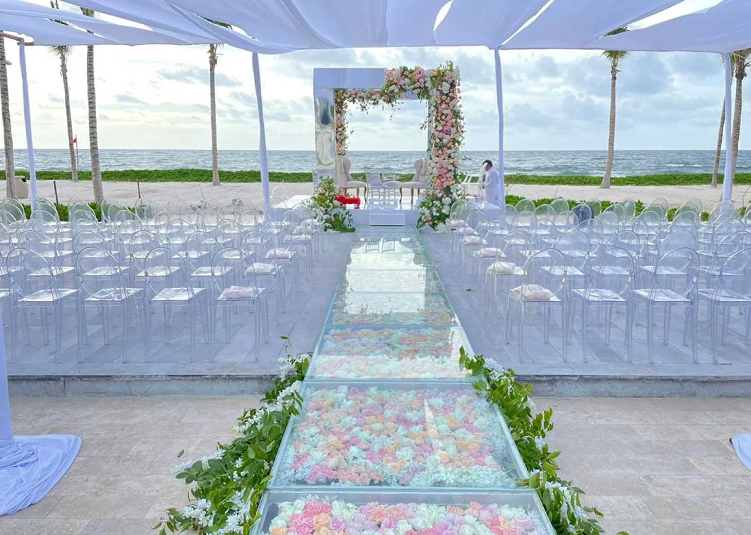 Hilton tulum beach venue.