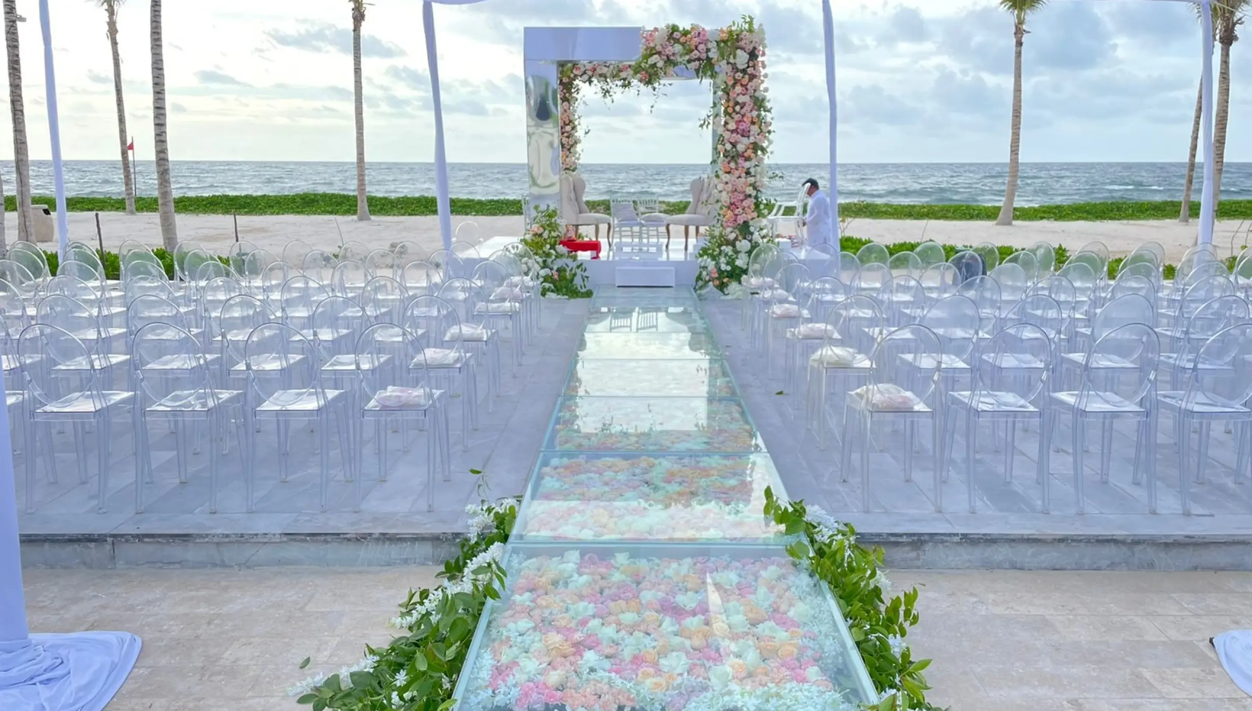 Hilton Tulum beach venue.