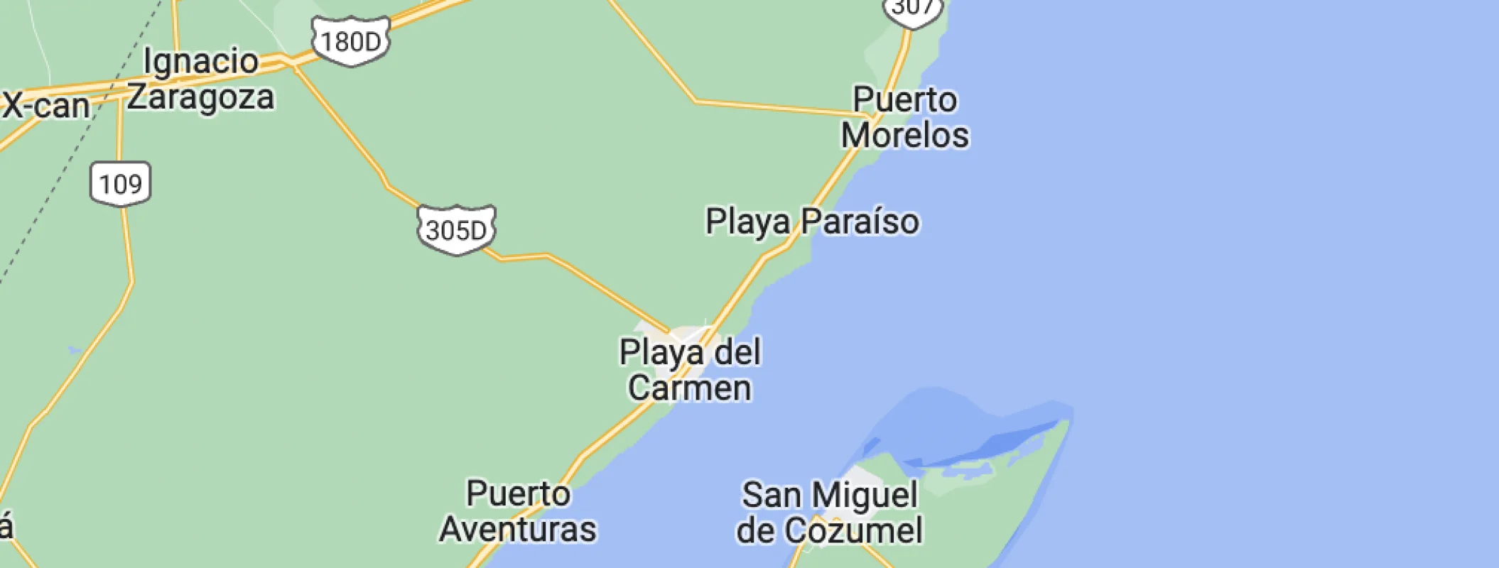 HILTON TULUM MAP