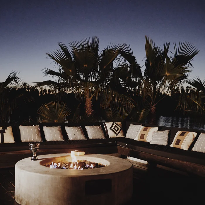 Fire pit at El Restaurante at Hotel El Ganzo