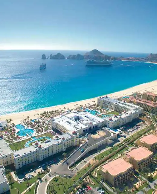 aerial view of Hotel riu palace cabo