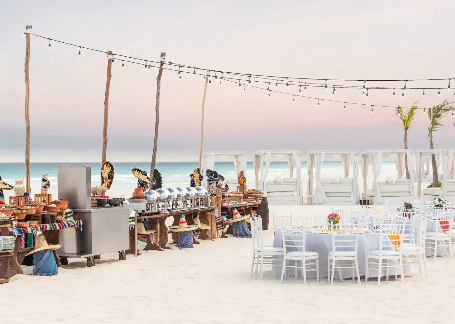 Hyatt Zilara Cancun Mexican Beach wedding