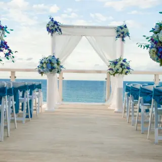 Sky lounge wedding at Hyatt Zilara Rose Hall