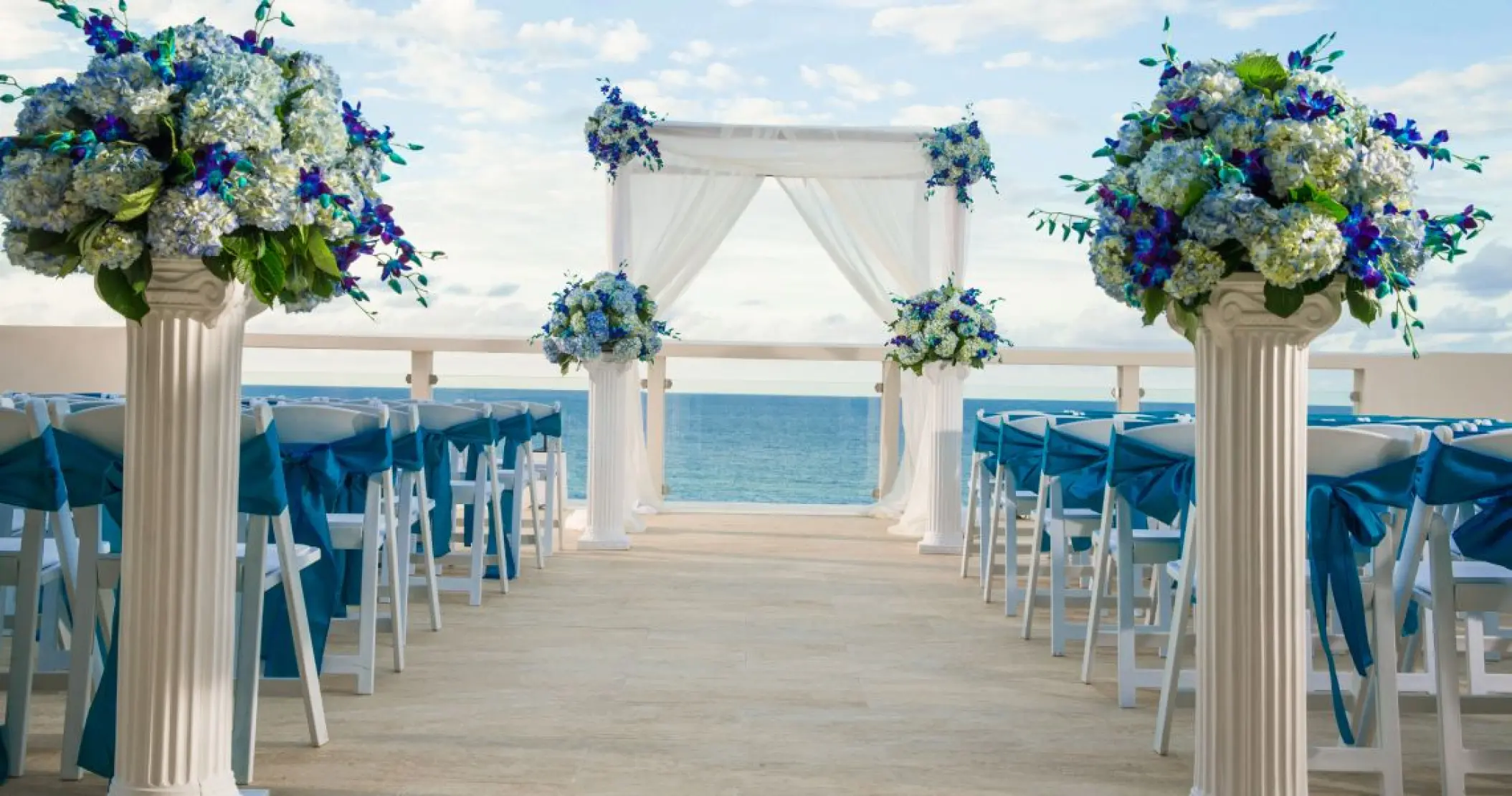 Terrace wedding ceremony at Hyatt Zilara Rose Hall, Montego Bay