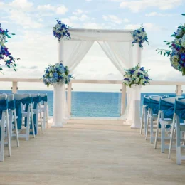 Sky lounge wedding at Hyatt Zilara Rose Hall