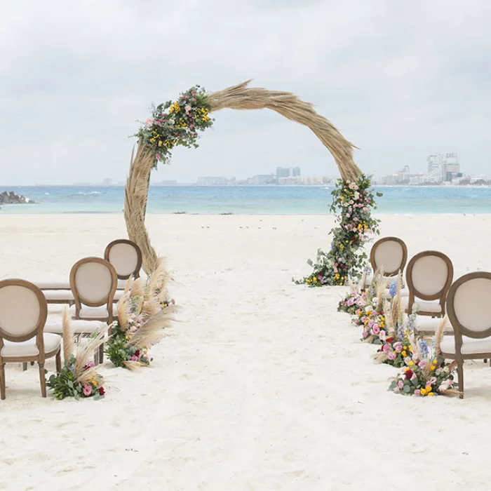 Sahara beach wedding venue at Hyatt Ziva Cancun