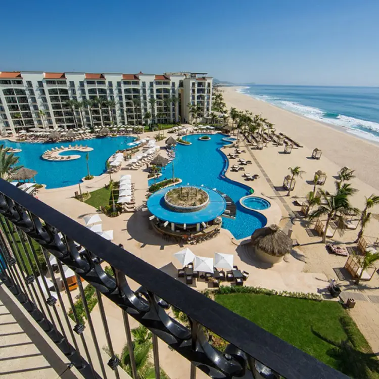 Hyatt Ziva Los Cabos main pool complex and beachfront, Cabo San Lucas