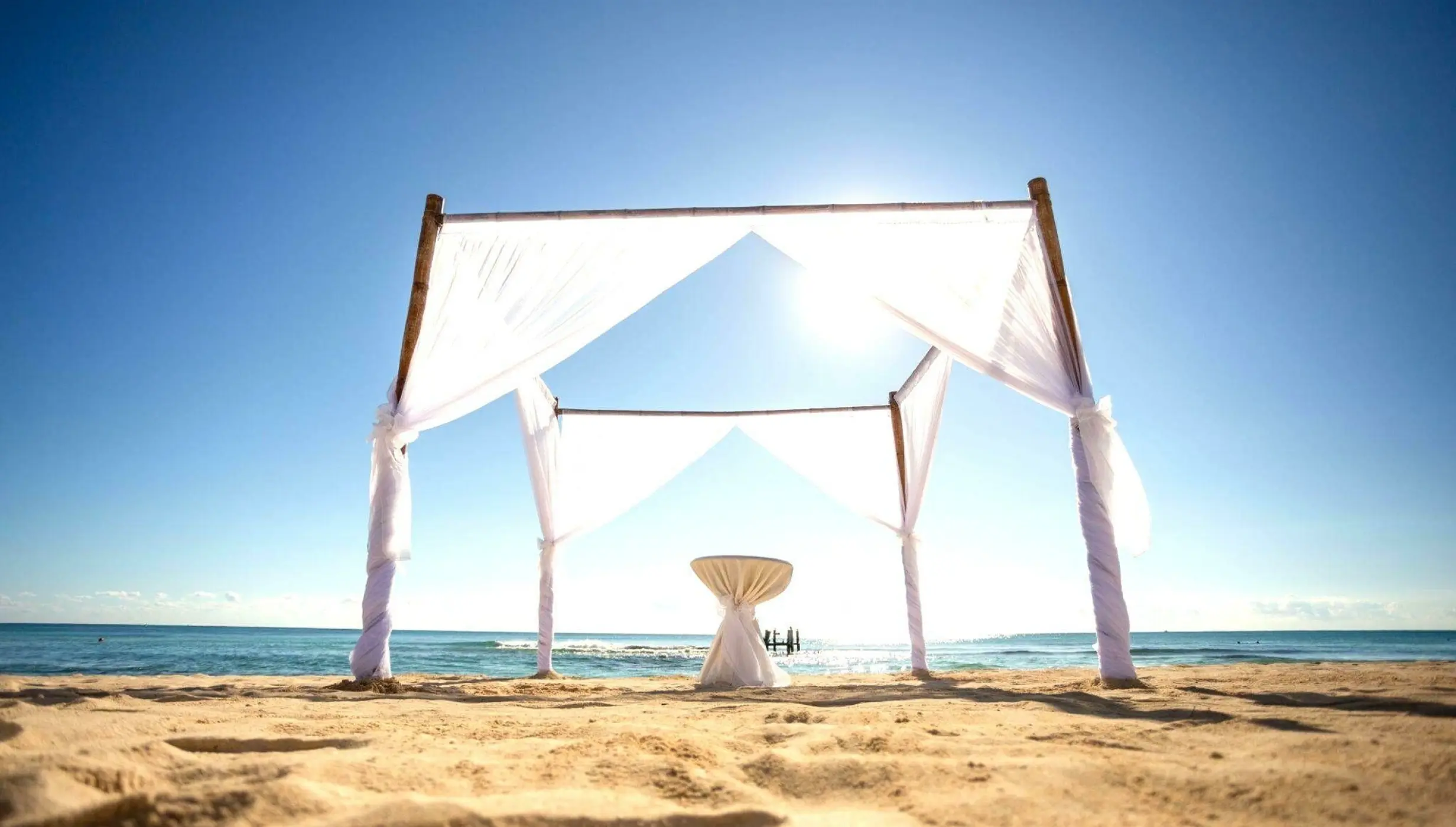 Iberostar Paraiso beach and Paraiso del Mar Beach venue
