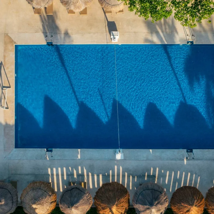 Iberostar Selection Paraiso Lindo pool arial view