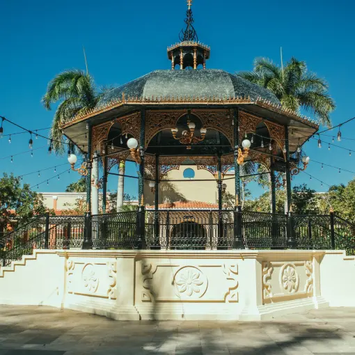 Plaza gazebo wedding venue at Iberostar Paraiso Maya, Riviera Maya