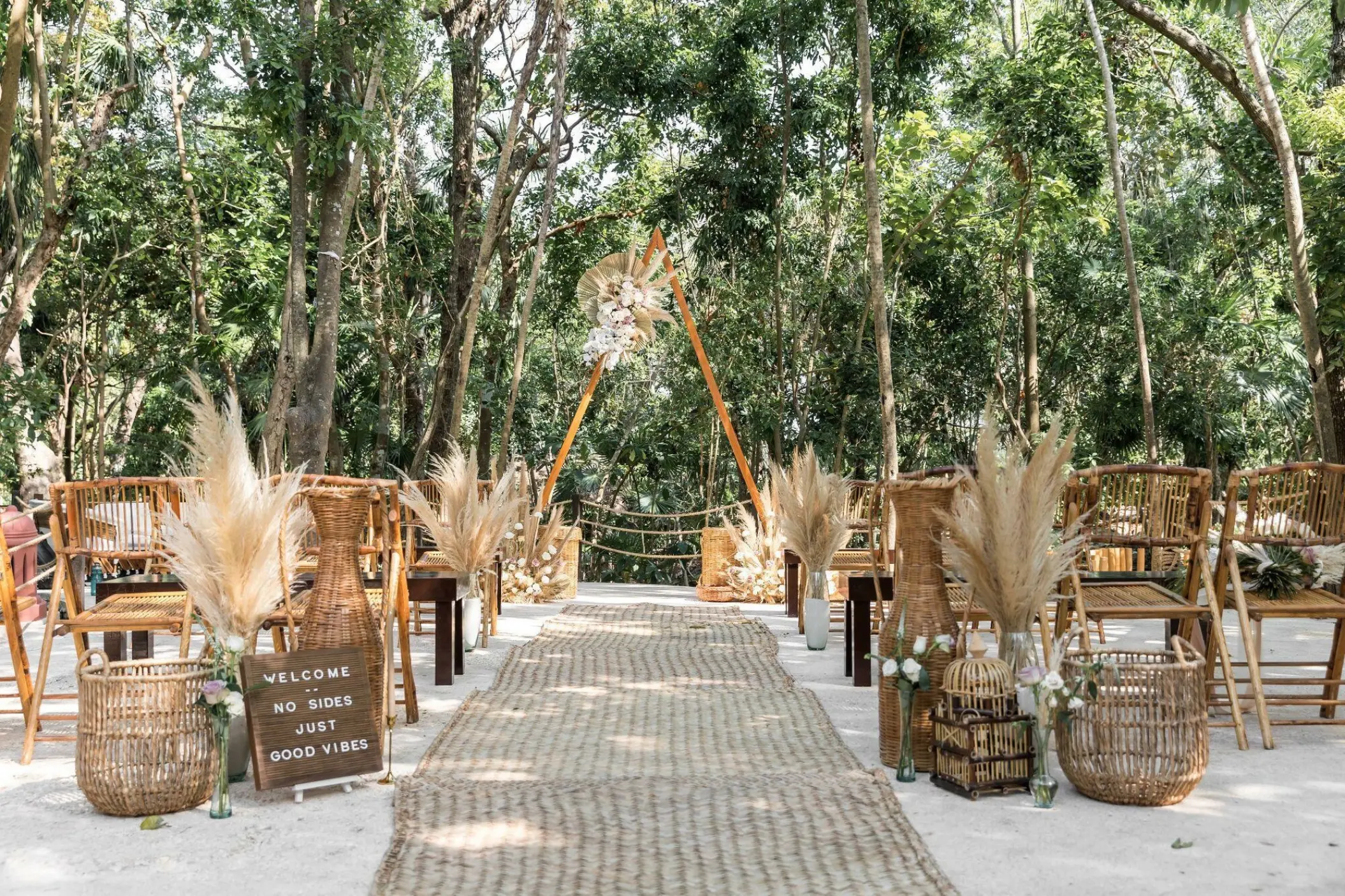 Jungle wedding ceremony at Iberostar Waves Tucan, Playa Del Carmen
