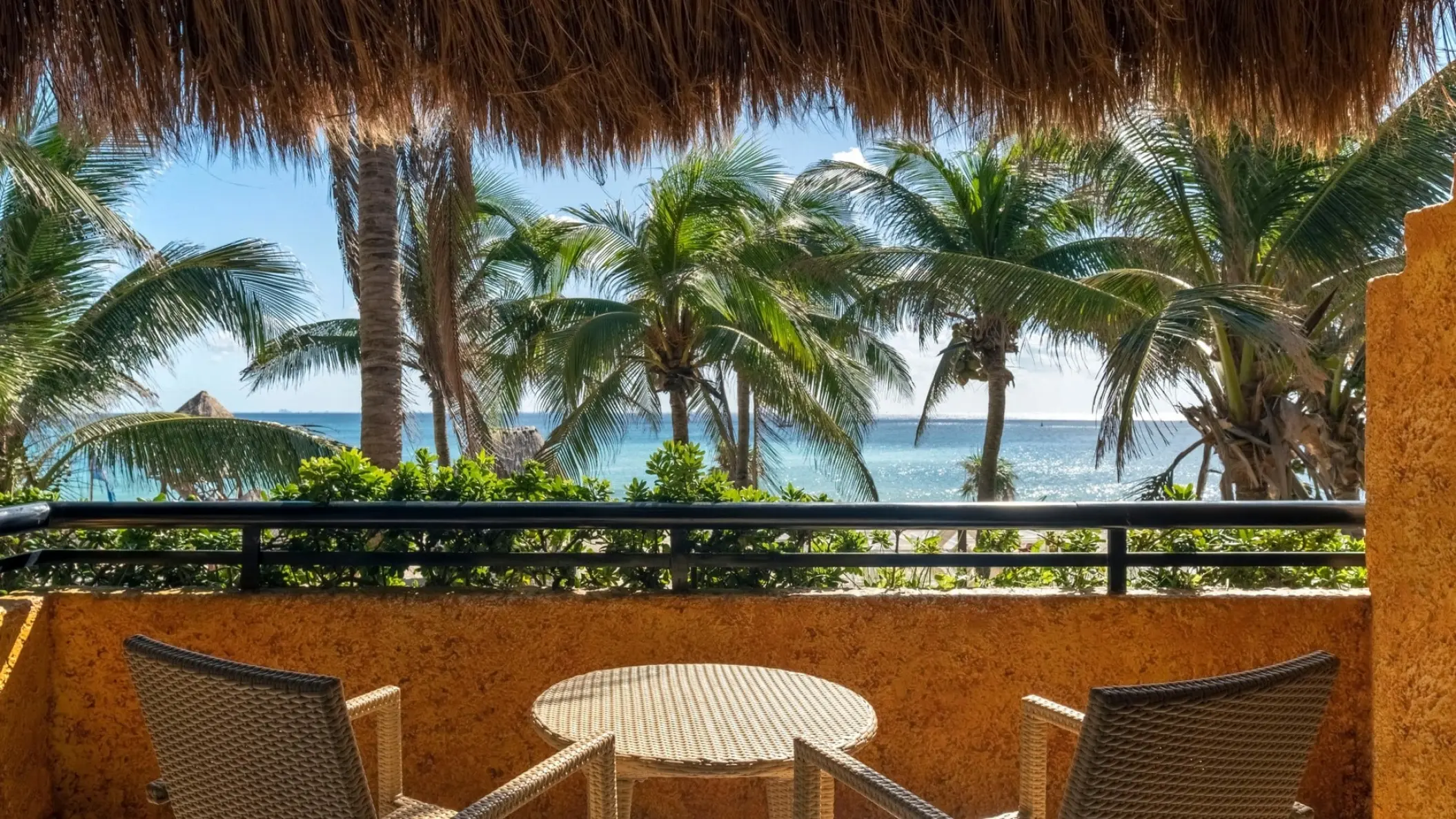 Private balcony with ocean view at Iberostar Waves Tucan, Playa Del Carmen