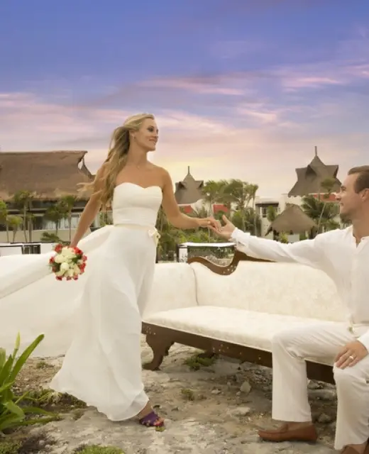 Married couple at Kore Tulum Retreat and Spa Resort