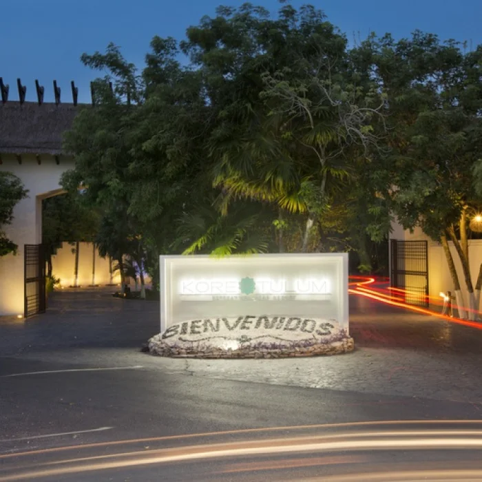Entrance at Kore Tulum Retreat and Spa Resort