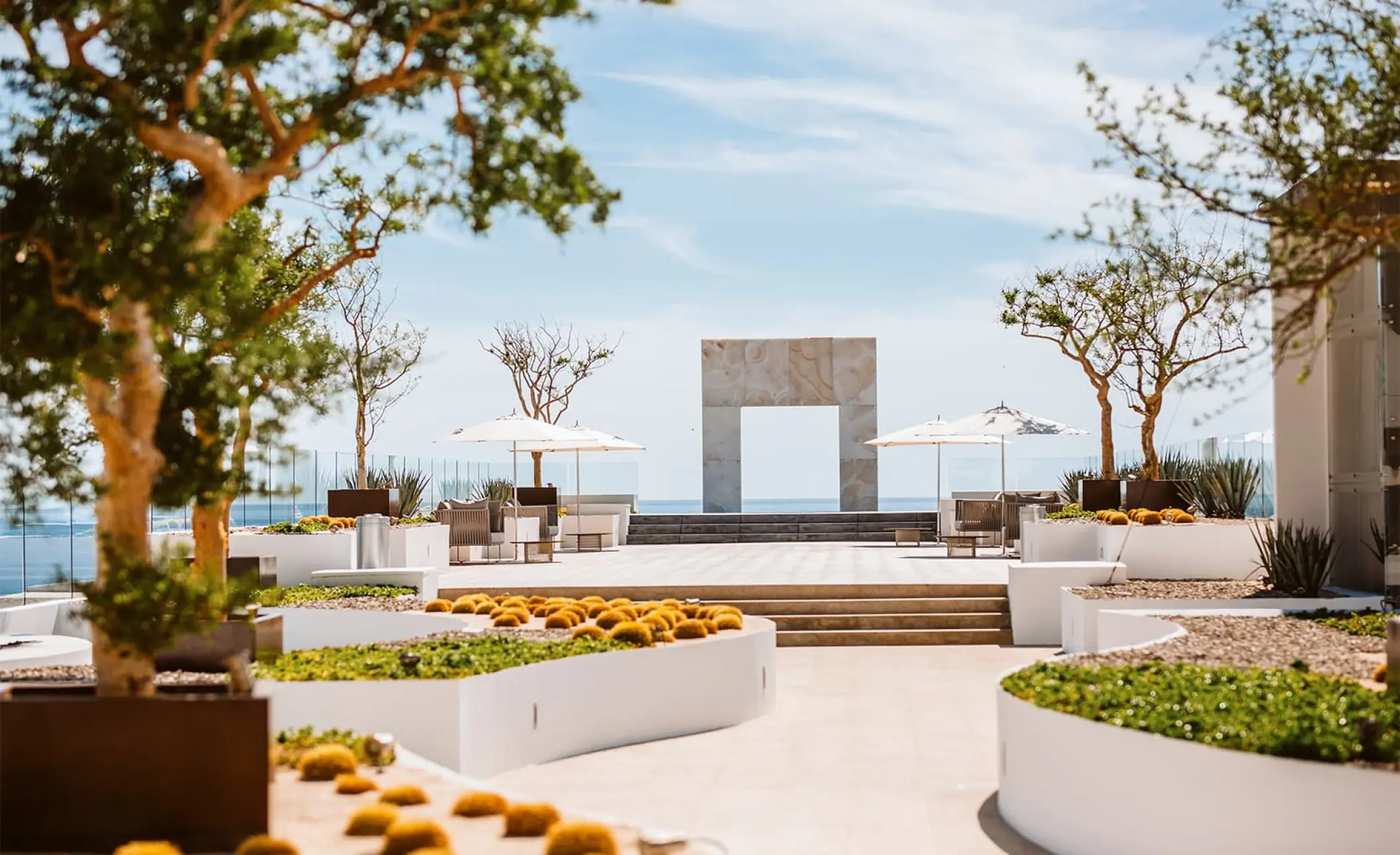 Blanc Wind wedding venue terrace at Le Blanc Los Cabos, Cabo San Lucas