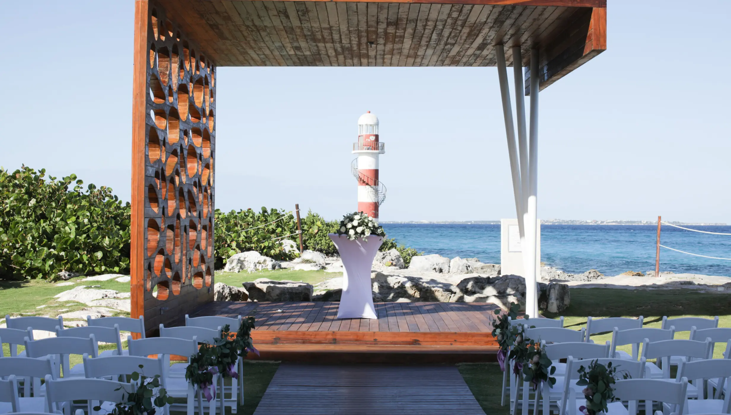 Lighthouse Gazebo venue at Hyatt Ziva Cancun