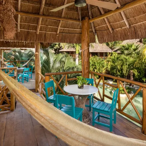 Balcony view at Mahekal Beach Resort