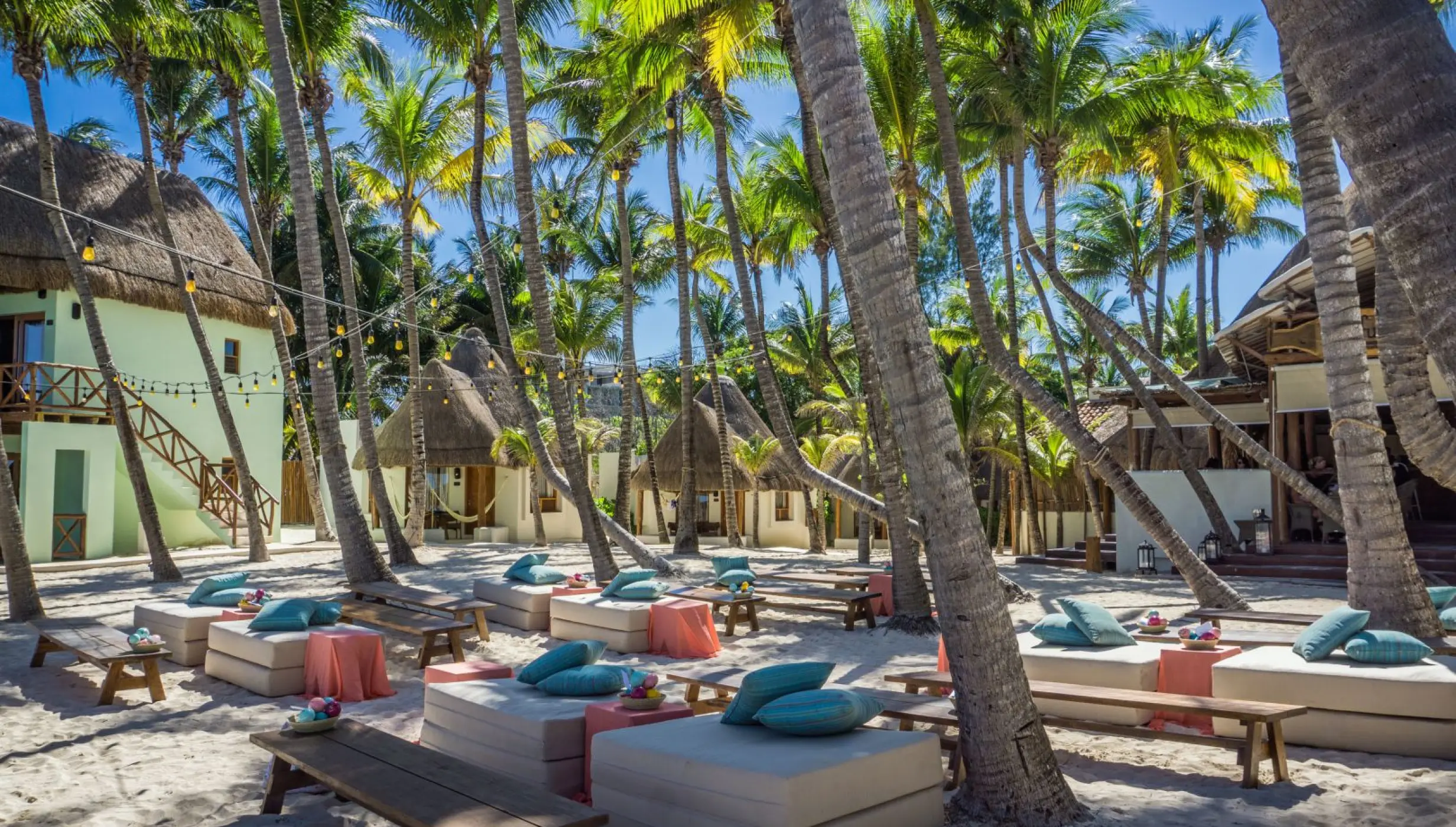 Beach club at Mahekal Beach Resort