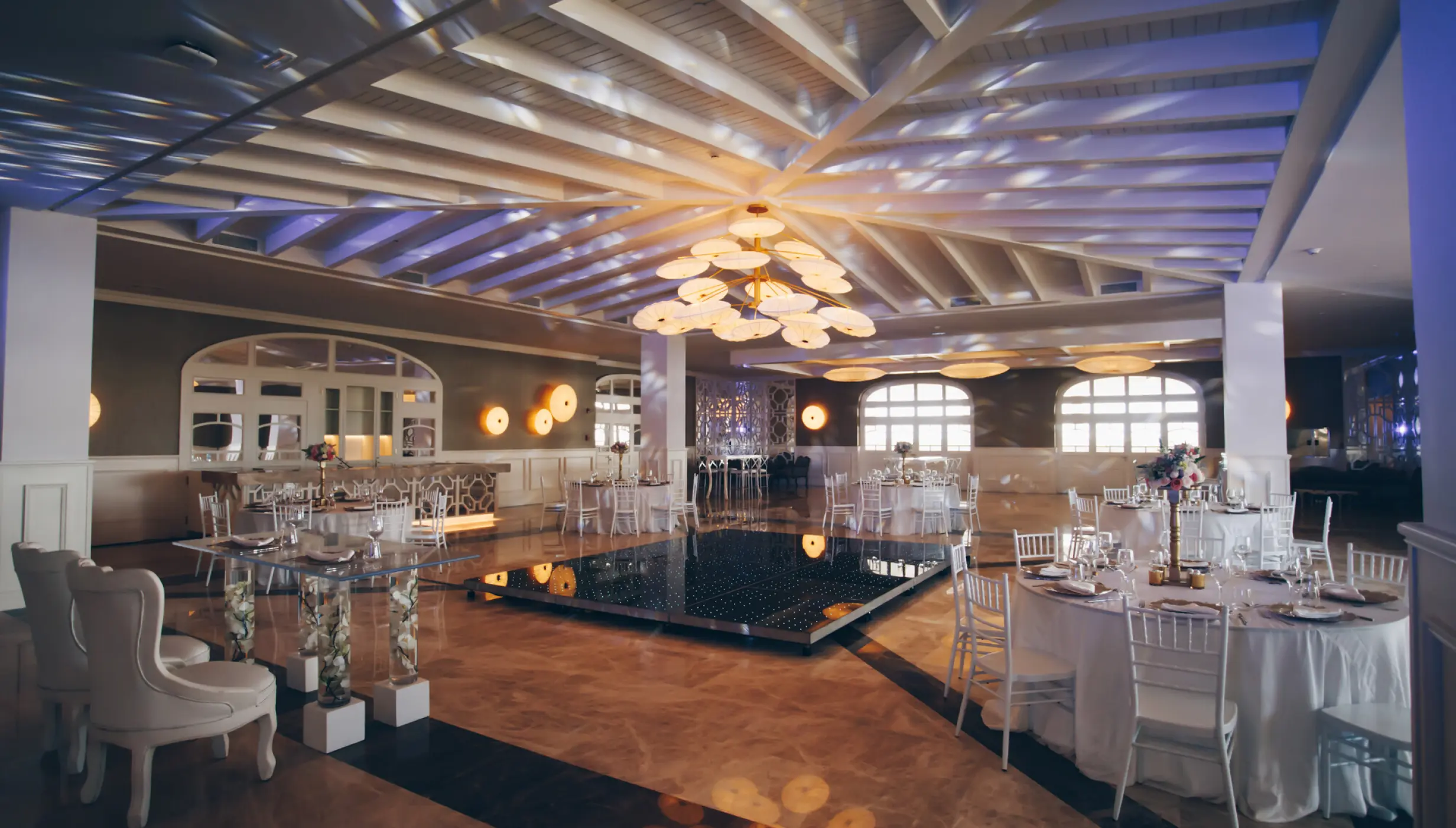Dinner reception on the ballroom at Majestic Elegance Costa Mujeres
