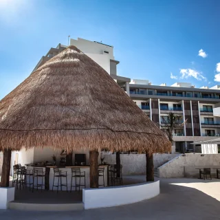 Beach Bar wedding venue at Majestic Costa Mujeres