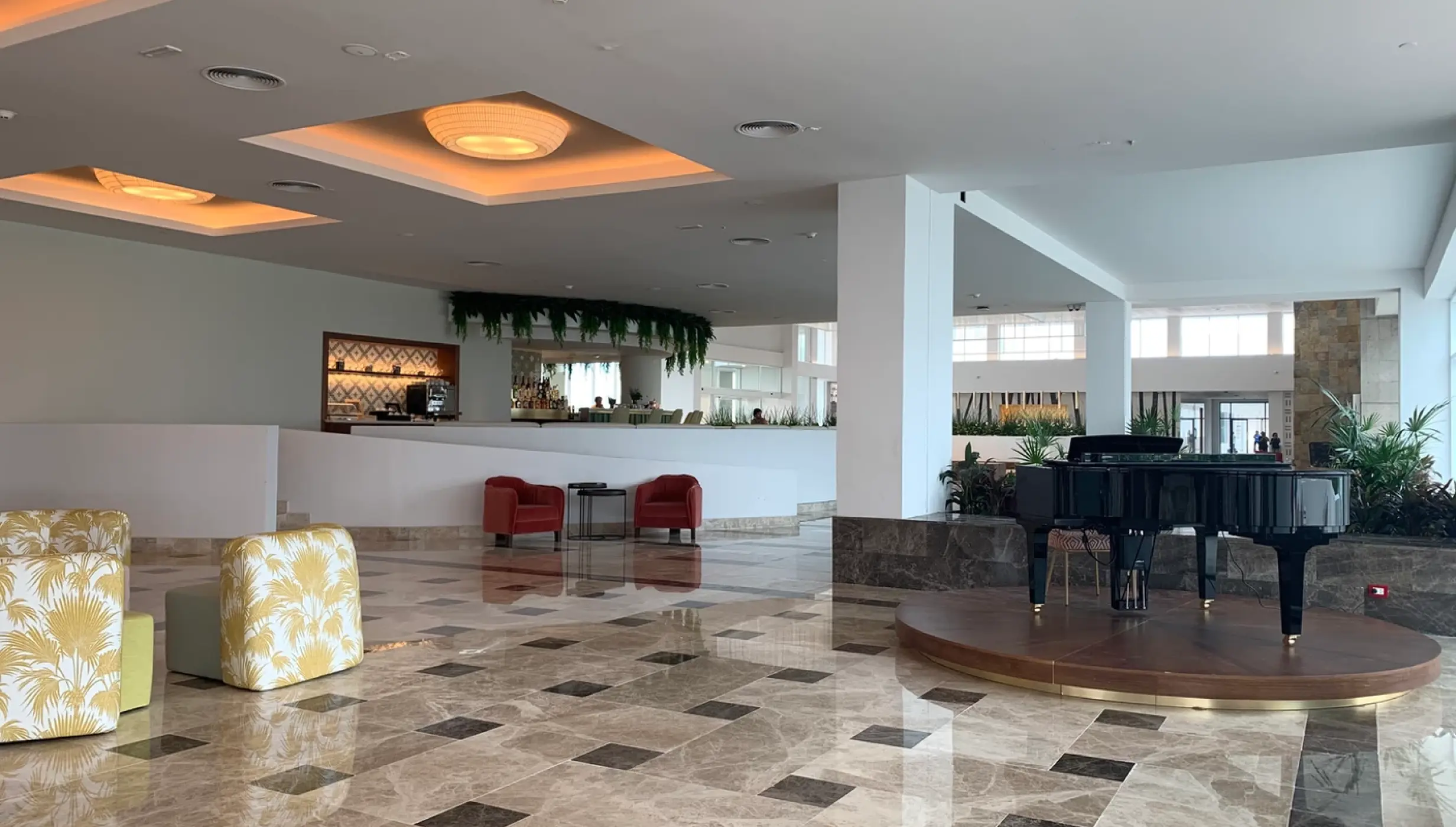 Piano bar wedding venue at Majestic Costa Mujeres