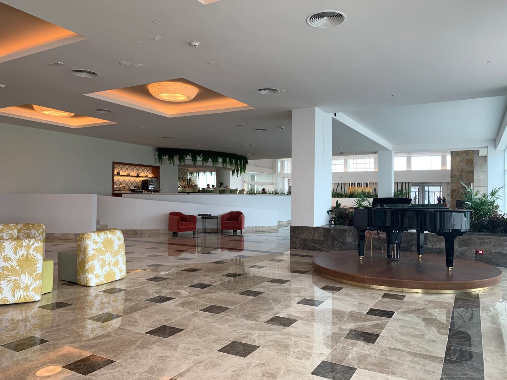 Piano bar wedding venue at Majestic Costa Mujeres