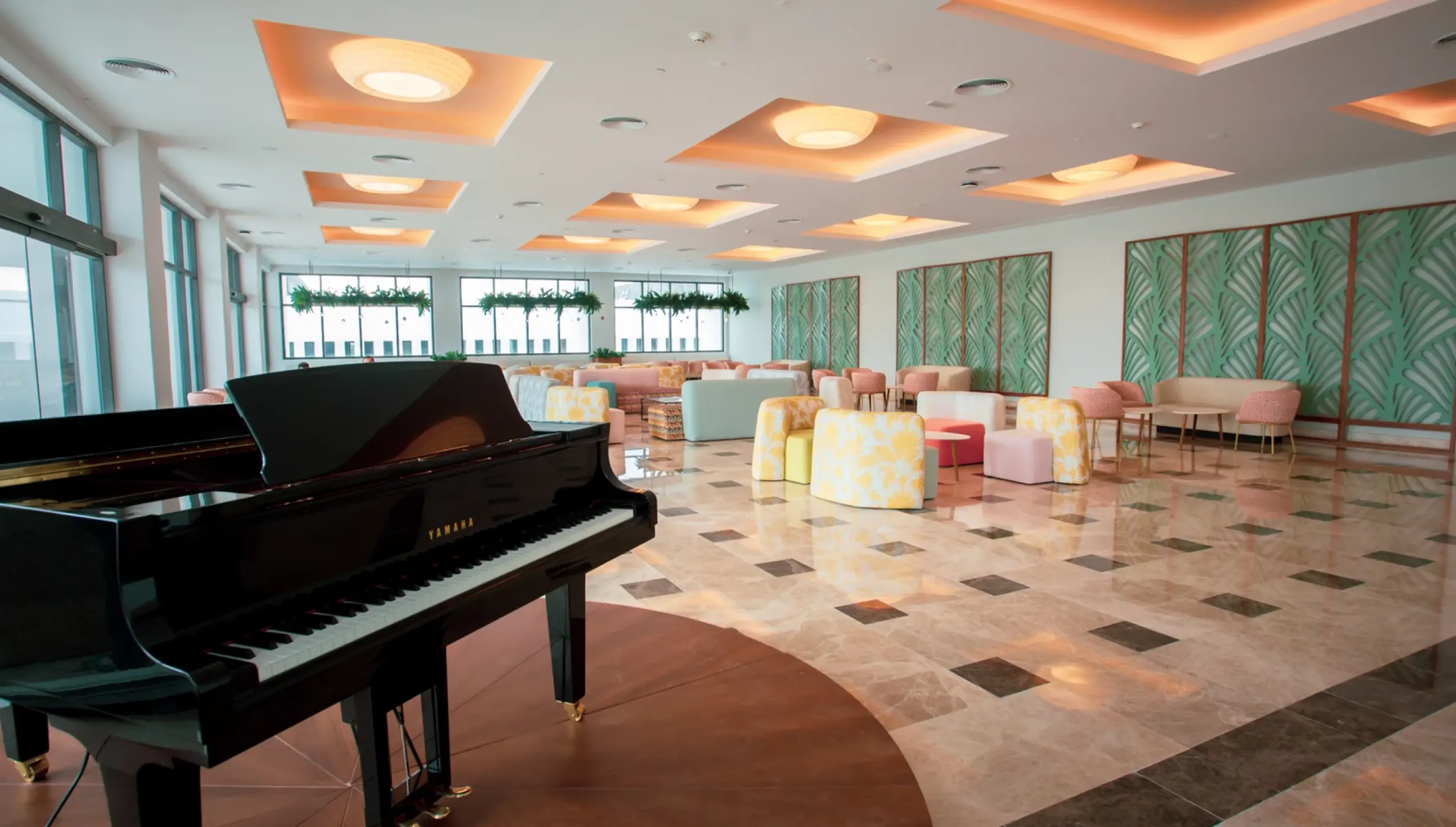 Piano bar wedding venue at Majestic Costa Mujeres