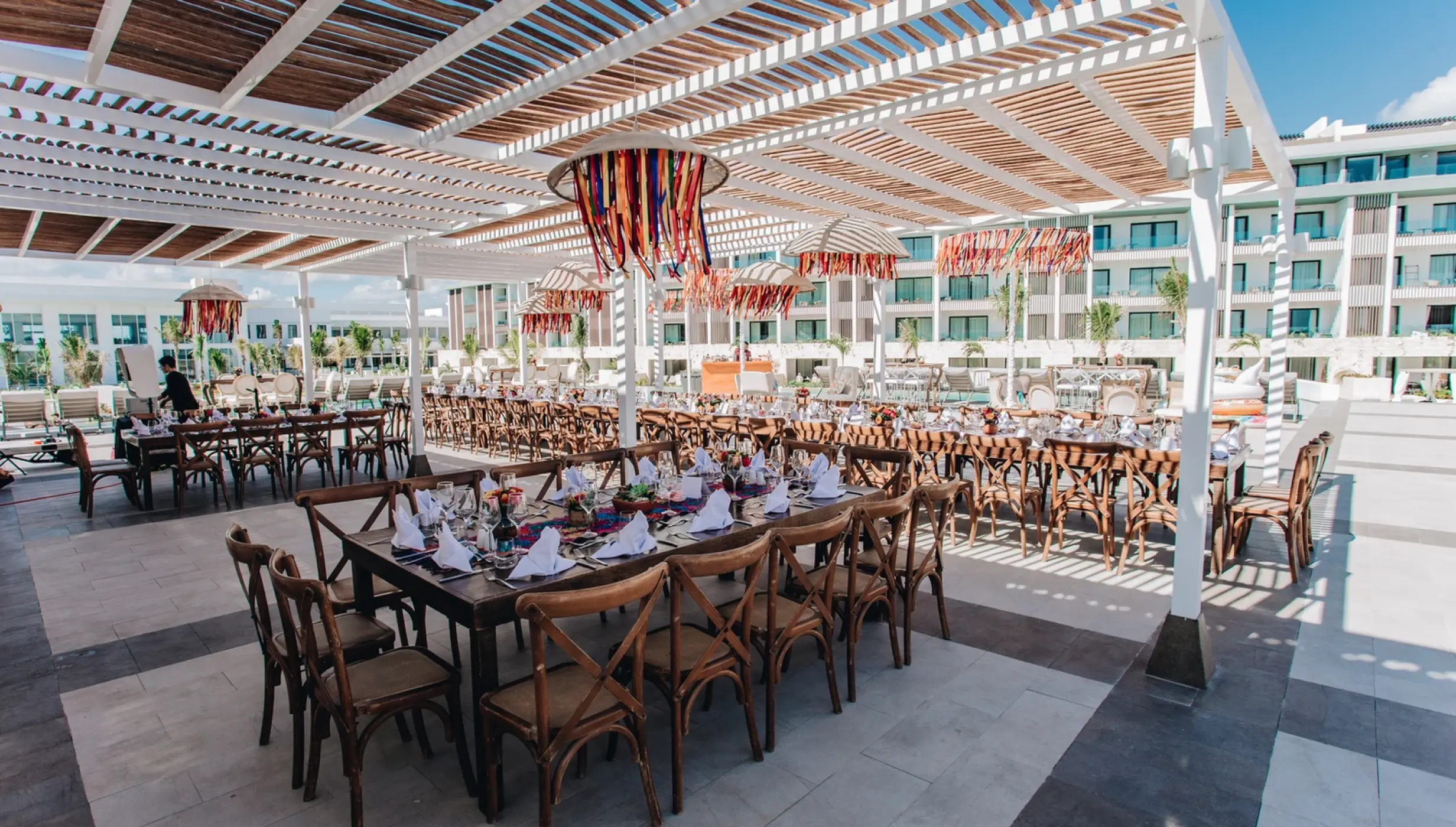 Dinner reception in Sky lounge at Majestic Elegance Costa Mujeres