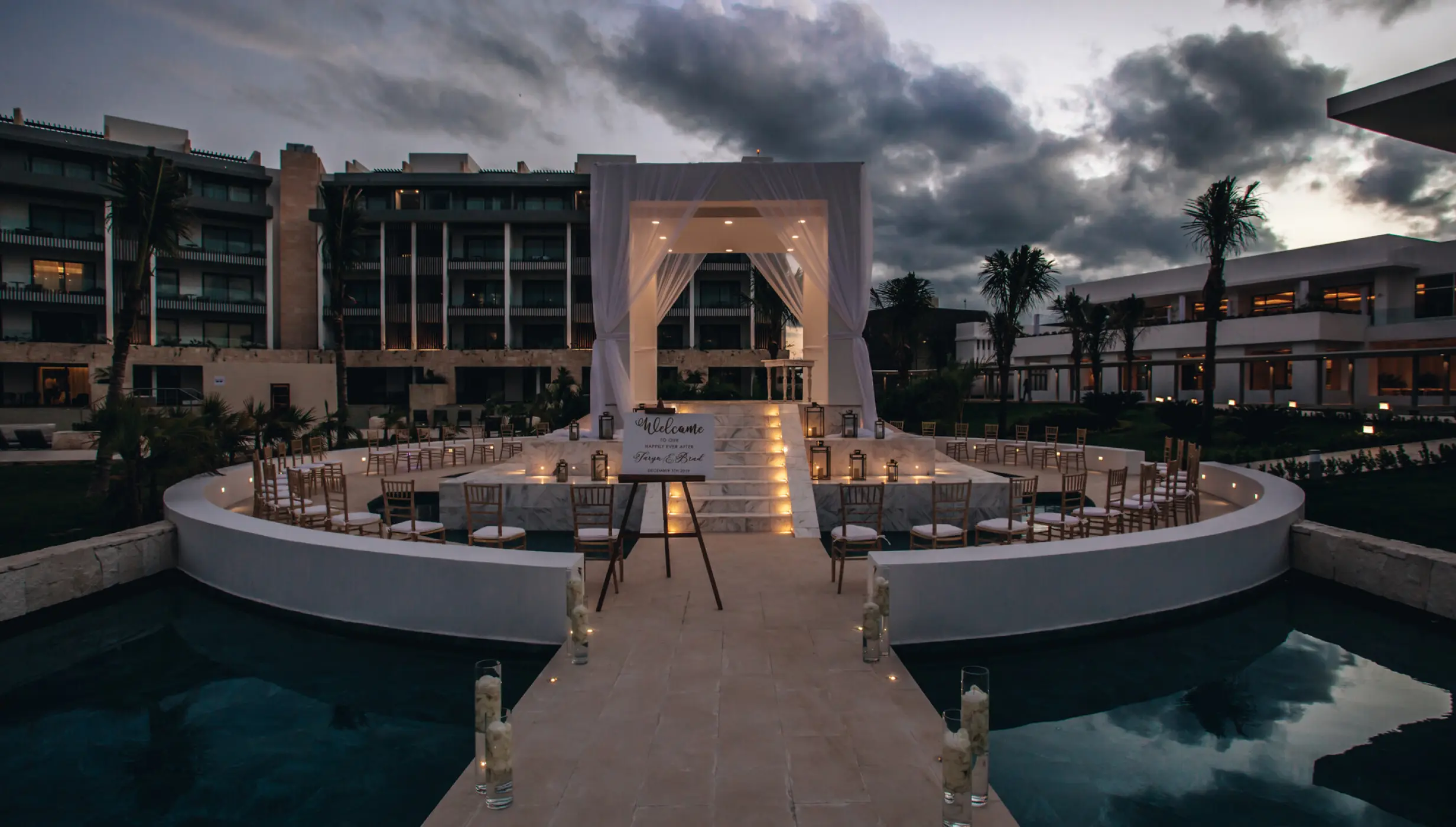 Garden gazebo at Majestic Elegance Costa Mujeres