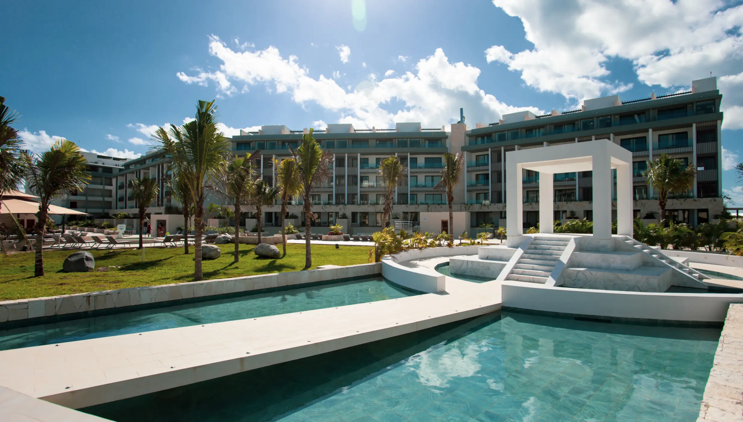 Garden gazebo at Majestic Elegance Costa Mujeres
