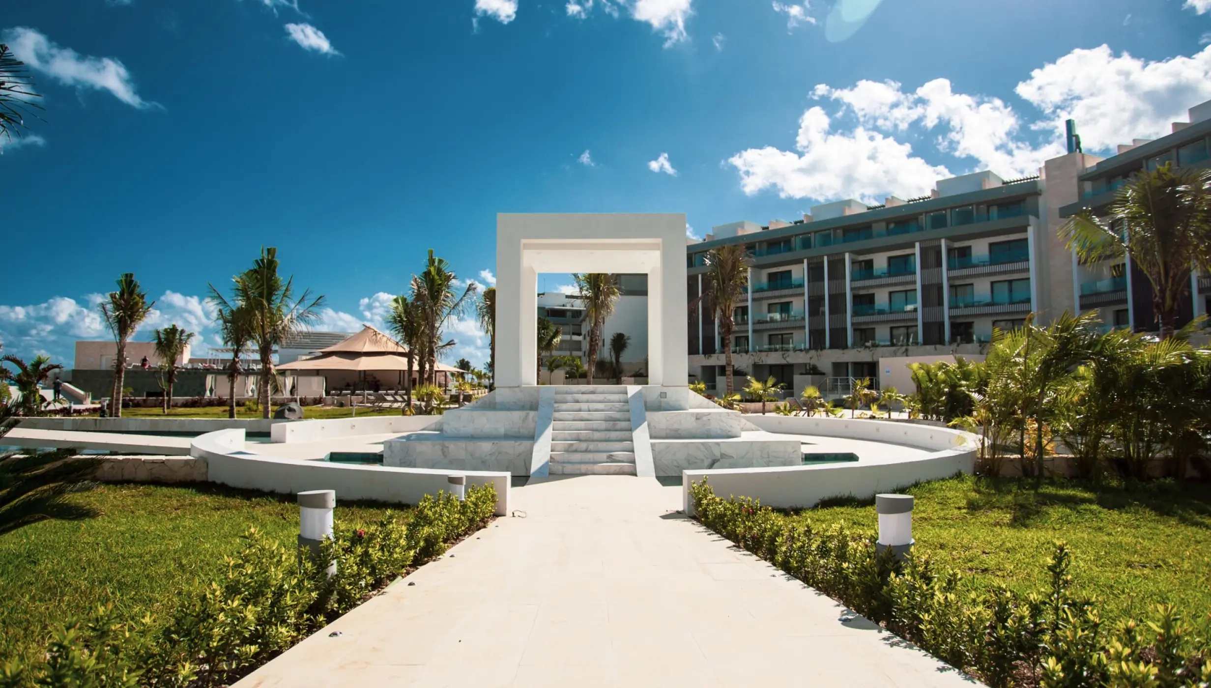 Garden gazebo at Majestic Elegance Costa Mujeres