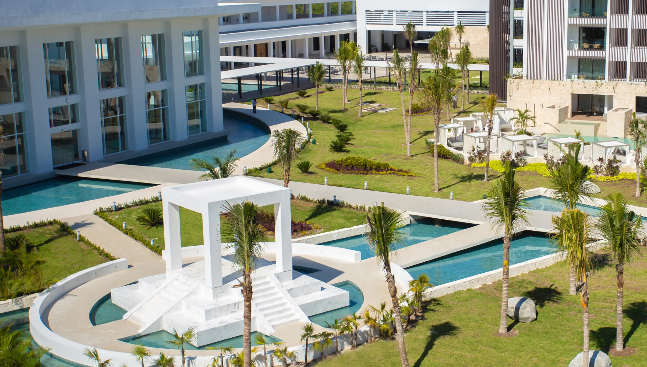 Garden gazebo at Majestic Elegance Costa Mujeres
