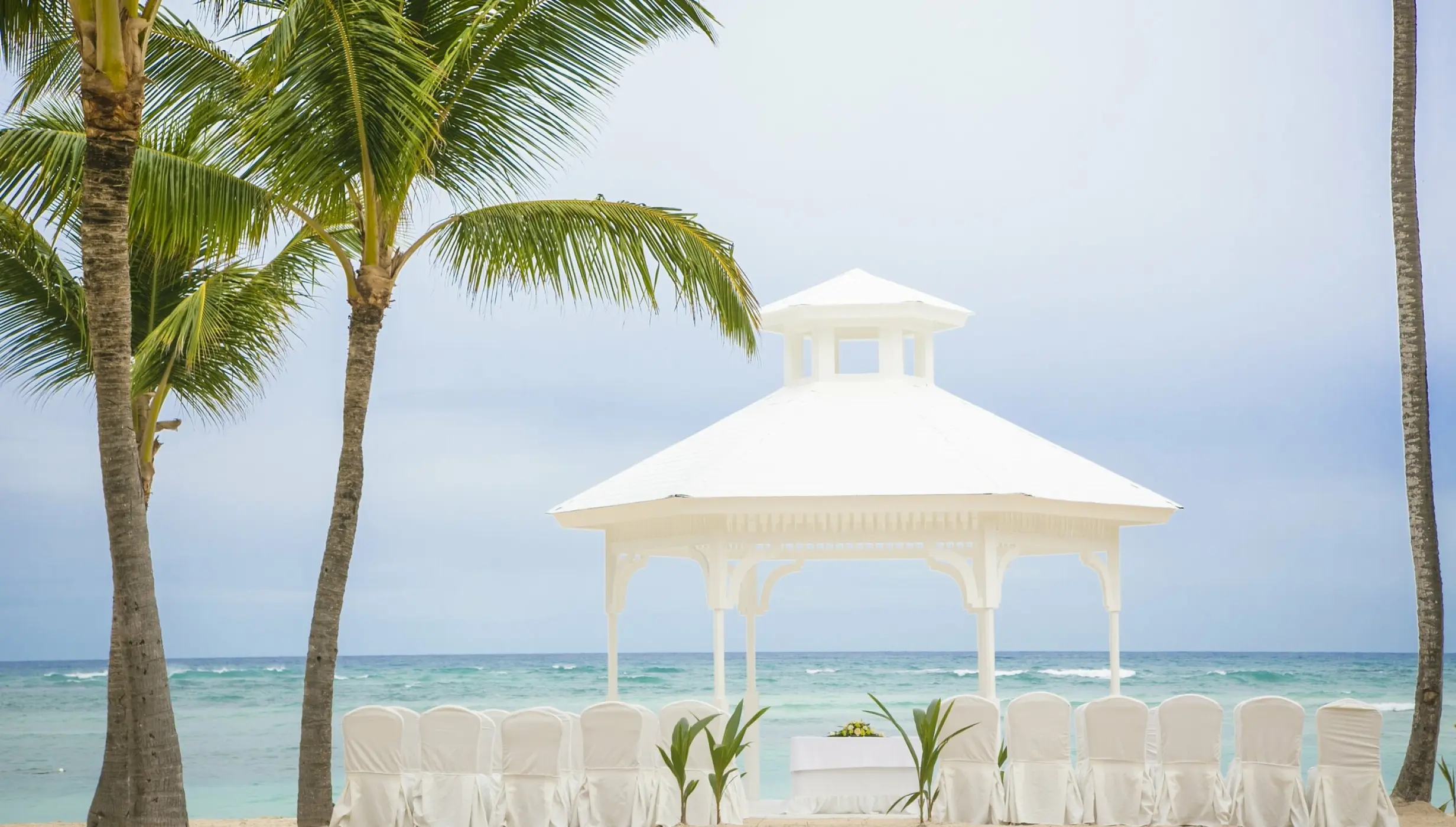 Beach gazebo wedding venue at Majestic Elegance Punta Cana