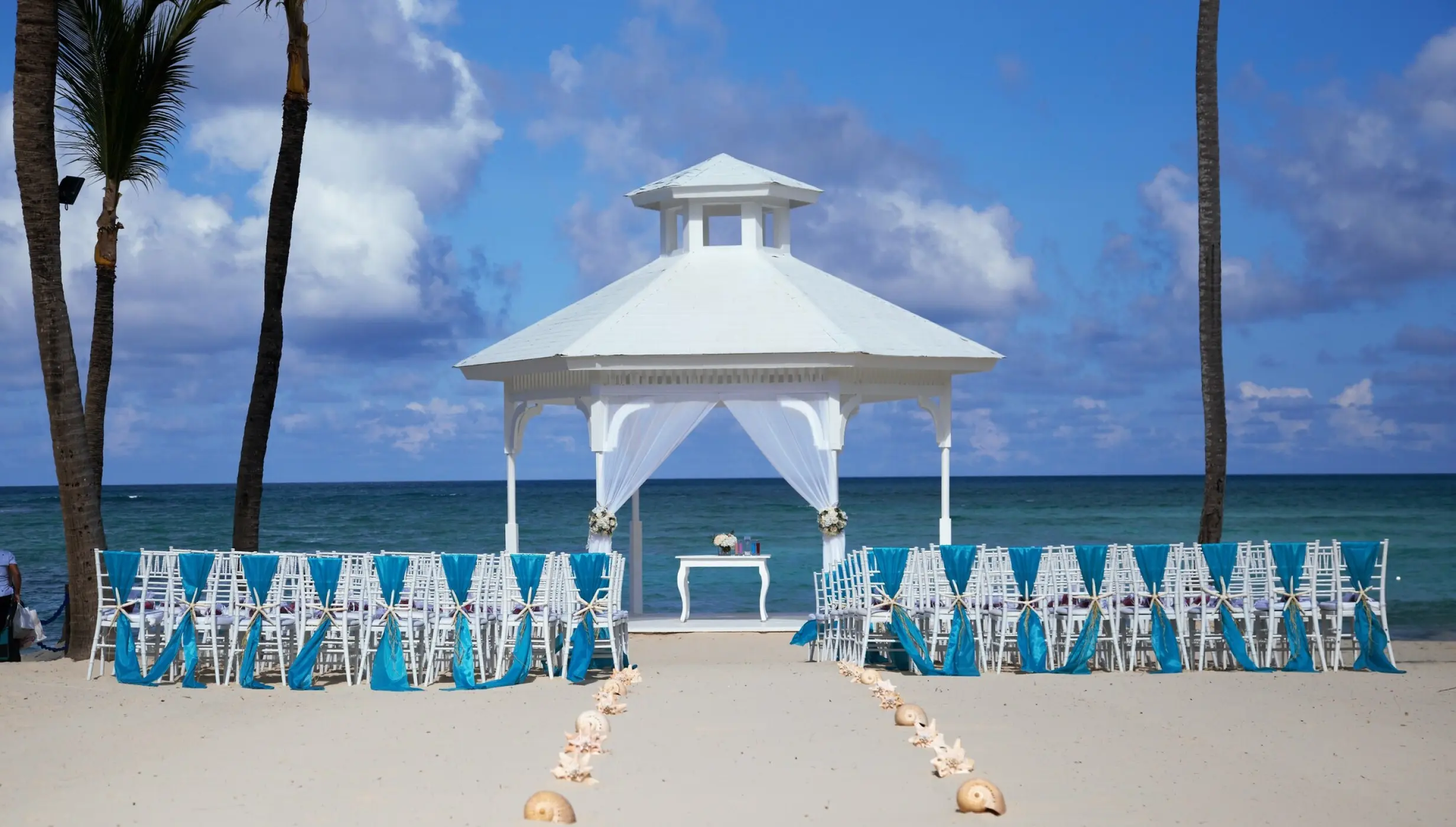 Beach gazebo at Majestic Elegance Punta Cana