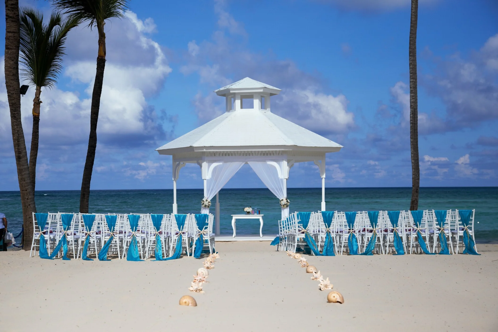Beach gazebo at Majestic Elegance Punta Cana
