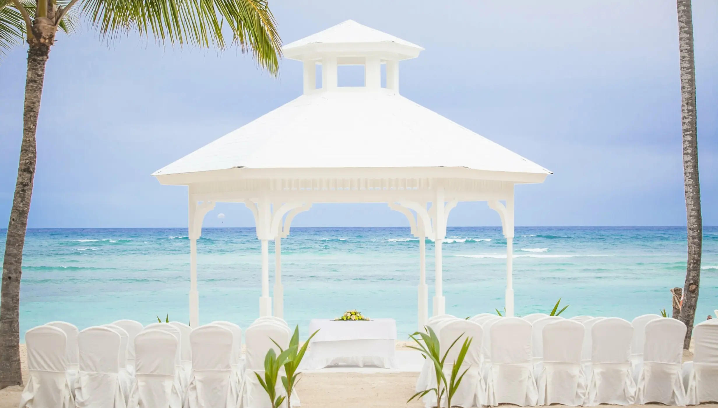 Beach gazebo at Majestic Elegance Punta Cana