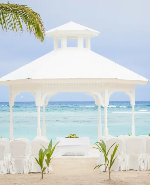 Beach gazebo at Majestic Elegance Punta Cana