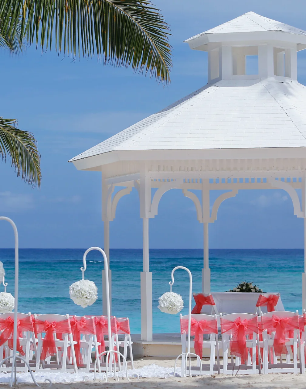 Beach gazebo wedding venue at Majestic Elegance Punta Cana