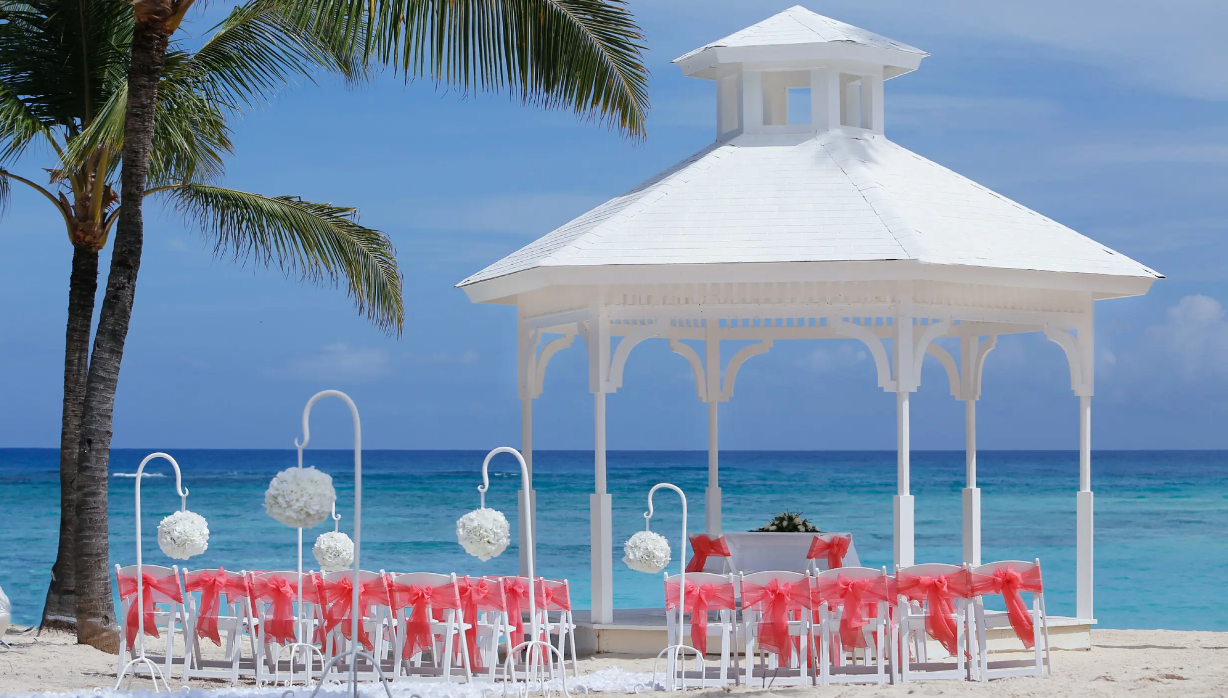 Beach gazebo wedding venue at Majestic Elegance Punta Cana
